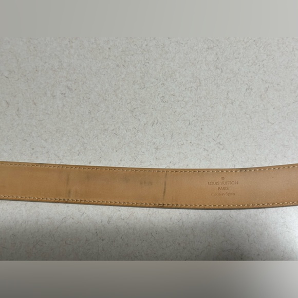 Louis Vuitton Damier Azur Canvas Tresor Belt - Picture 11 of 11